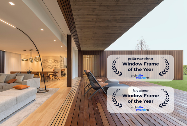 ah! Invisible Frame minimalist window - Archello Awards 2023 cover